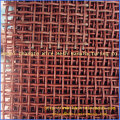 Red Crimped Wire Mesh für Bergbau